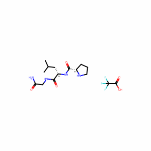 (2S)-N-(carbamoylmethyl)-4-methyl-2-{[(2S)-pyrrolidin-2-yl]formamido}pentanamide; trifluoroacetic acid