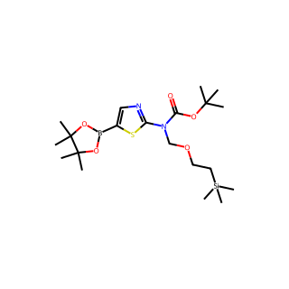 tert-Butyl (5-(4,4,5,5-tetramethyl-1,3,2-dioxaborolan-2-yl)thiazol-2-yl)((2-(trimethylsilyl)ethoxy)methyl)carbamate