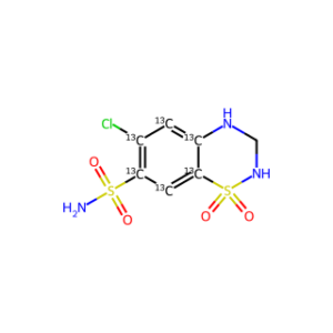Hydrochlorothiazide-13C6
