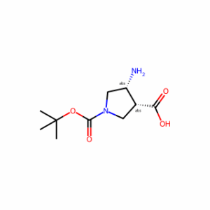 (3R,4R)-rel-4-Amino-1-(tert-butoxycarbonyl)pyrrolidine-3-carboxylic acid
