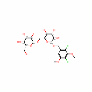 (2,4-dichloro-3,5-dimethoxyphenyl)methyl 6-O-β-D-glucopyranosyl-β-D-glucopyranoside