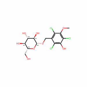 (2,4,6-Trichloro-3-hydroxy-5-methoxyphenyl)methyl β-D-glucopyranoside
