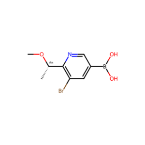 (S)-(5-Bromo-6-(1-methoxyethyl)pyridin-3-yl)boronic acid