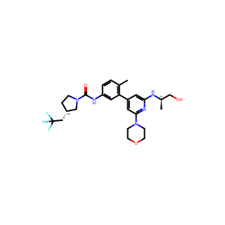 (S)-N-(3-(2-(((R)-1-Hydroxypropan-2-yl)amino)-6-morpholinopyridin-4-yl)-4-methylphenyl)-3-(2,2,2-trifluoroethyl)pyrrolidine-1-carboxamide