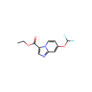 ETHYL 7-(DIFLUOROMETHOXY)IMIDAZO[1,2-A]PYRIDINE-3-CARBOXYLATE