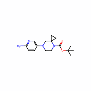 Tert-Butyl 7-(6-Aminopyridin-3-Yl)-4,7-Diazaspiro[2.5]Octane-4-Carboxylate