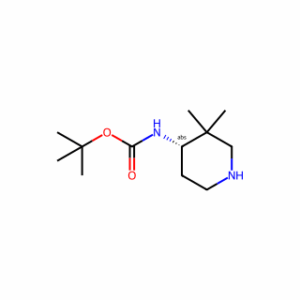 tert-butyl N-[(4S)-3,3-dimethyl-4-piperidyl]carbamate