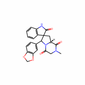 (8a′R)-6′-(Benzo[d][1,3]dioxol-5-yl)-2′-methyl-2′,3′,8′,8a′-tetrahydro-6′H-spiro[indoline-3,7′-pyrrolo[1,2-a]pyrazine]-1′,2,4′-trione