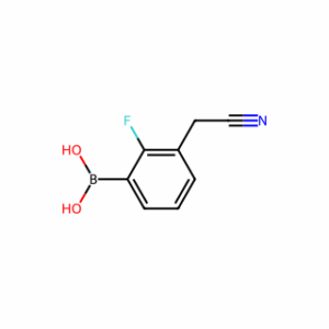 (3-(Cyanomethyl)-2-fluorophenyl)boronic acid