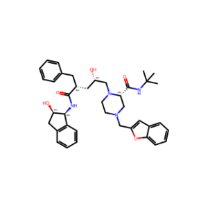 (S)-4-(Benzofuran-2-ylmethyl)-1-((2S,4R)-4-benzyl-2-hydroxy-5-(((1S,2R)-2-hydroxy-2,3-dihydro-1H-inden-1-yl)amino)-5-oxopentyl)-N-(tert-butyl)piperazine-2-carboxamide