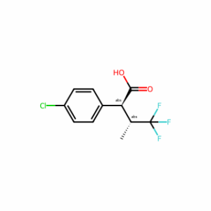 (2S,3R)-2-(4-chlorophenyl)-4,4,4-trifluoro-3-methylbutanoic acid