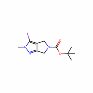 tert-butyl 3-iodo-2-methyl-2H,4H,5H,6H-pyrrolo[3,4-c]pyrazole-5-carboxylate