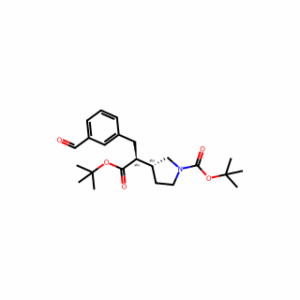 tert-Butyl (R)-3-((S)-1-(tert-butoxy)-3-(3-formylphenyl)-1-oxopropan-2-yl)pyrrolidine-1-carboxylate