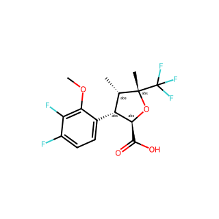 (2R,3S,4S,5R)-3-(3,4-Difluoro-2-methoxyphenyl)-4,5-dimethyl-5-(trifluoromethyl)tetrahydrofuran-2-carboxylic acid