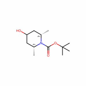 tert-butyl cis-4-hydroxy-2,6-dimethyl-piperidine-1-carboxylate