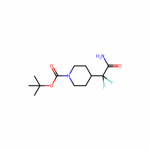 tert-butyl 4-(2-amino-1,1-difluoro-2-oxo-ethyl)piperidine-1-carboxylate