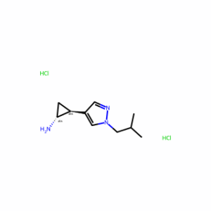 TRANS-2-(1-ISOBUTYLPYRAZOL-4-YL)CYCLOPROPANAMINE DIHYDROCHLORIDE