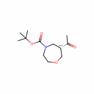 tert-butyl 6-acetyl-1,4-oxazepane-4-carboxylate