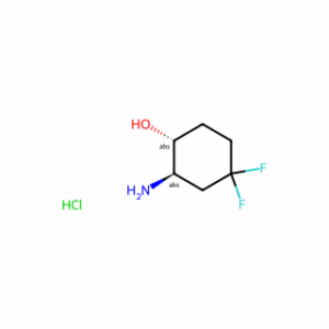 trans-2-amino-4,4-difluoro-cyclohexanol;hydrochloride