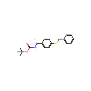 tert-Butyl (R)-(1-(4-(benzylthio)phenyl)ethyl)carbamate