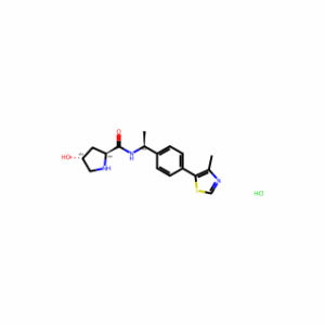(2S,4R)-4-Hydroxy-N-((S)-1-(4-(4-methylthiazol-5-yl)phenyl)ethyl)pyrrolidine-2-carboxamide hydrochloride