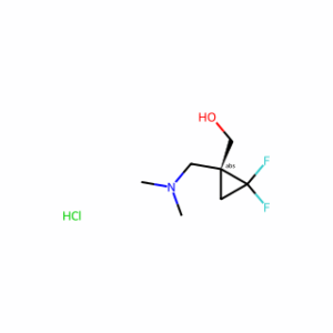 (R)-(1-((Dimethylamino)methyl)-2,2-difluorocyclopropyl)methanol hydrochloride