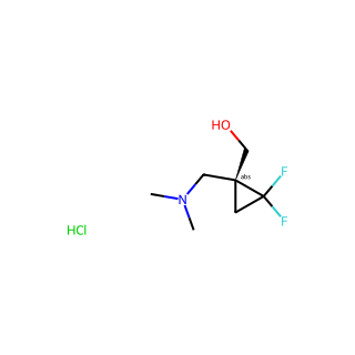 (R)-(1-((Dimethylamino)methyl)-2,2-difluorocyclopropyl)methanol hydrochloride