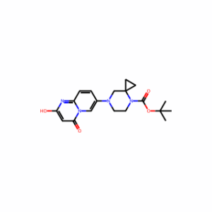 Tert-Butyl 7-(2-hydroxy-4-oxo-4H-pyrido[1，2-a]pyrimidin-7-yl)-4，7-diazaspiro[2.5]octane-4-carboxylate