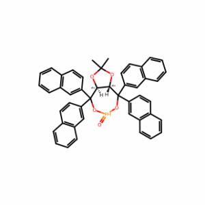 (3aS,8aS)-2,2-Dimethyl-4,4,8,8-tetra(naphthalen-2-yl)tetrahydro-[1,3]dioxolo[4,5-e][1,3,2]dioxaphosphepine 6-oxide