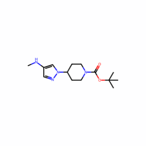 tert-butyl 4-[4-(methylamino)pyrazol-1-yl]piperidine-1-carboxylate