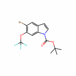 tert-Butyl 5-bromo-6-(trifluoromethoxy)-1H-indole-1-carboxylate