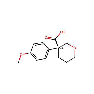 Tetrahydro-3-(4-methoxyphenyl)-2H-pyran-3-carboxylic acid