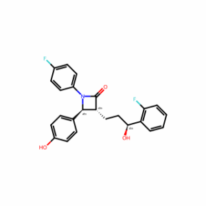 (3R,4S)-1-(4-Fluorophenyl)-3-((S)-3-(2-fluorophenyl)-3-hydroxypropyl)-4-(4-hydroxyphenyl)azetidin-2-one