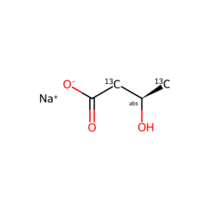 (R)-3-Hydroxybutanoic acid-13C2 (sodium)
