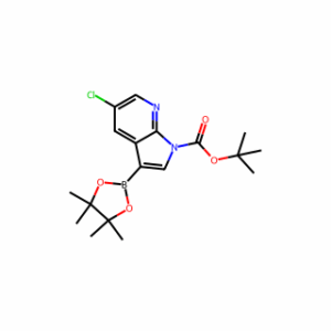 tert-Butyl 5-chloro-3-(4,4,5,5-tetramethyl-1,3,2-dioxaborolan-2-yl)-1H-pyrrolo[2,3-b]pyridine-1-carboxylate