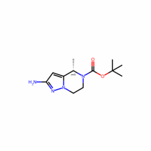 tert-Butyl 2-amino-4-methyl-6,7-dihydropyrazolo[1,5-a]pyrazine-5(4H)-carboxylate
