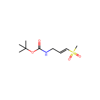 (E)-3-(N-Boc-amino)-1-(methylsulfonyl)-1-propene