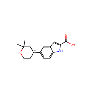 (S)-5-(2,2-Dimethyltetrahydro-2H-pyran-4-yl)-1H-indole-2-carboxylic acid