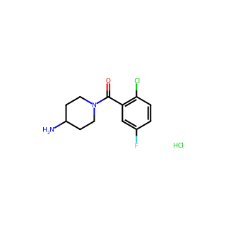 (4-Aminopiperidin-1-yl)(2-chloro-5-fluorophenyl)methanone hydrochloride
