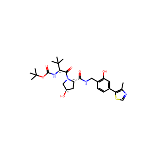 tert-Butyl ((S)-1-((2S,4R)-4-hydroxy-2-((2-hydroxy-4-(4-methylthiazol-5-yl)benzyl)carbamoyl)pyrrolidin-1-yl)-3,3-dimethyl-1-oxobutan-2-yl)carbamate