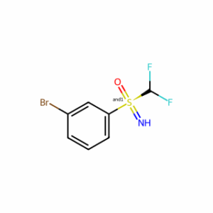 (3-Bromophenyl)(difluoromethyl)(imino)-l6-sulfanone