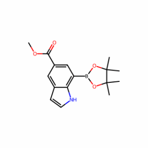 Methyl 7-(4,4,5,5-tetramethyl-1,3,2-dioxaborolan-2-yl)-1H-indole-5-carboxylate