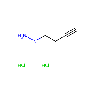 (but-3-yn-1-yl)hydrazine dihydrochloride