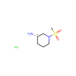 (3S)-1-methanesulfonylpiperidin-3-amine hydrochloride