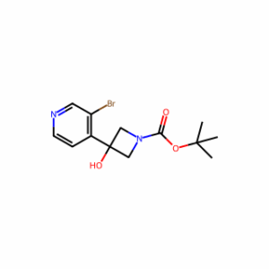 tert-butyl 3-(3-bromopyridin-4-yl)-3-hydroxyazetidine-1-carboxylate