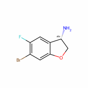(3S)-6-bromo-5-fluoro-2,3-dihydrobenzofuran-3-amine