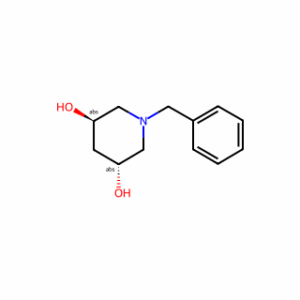 (3R,5R)-1-benzylpiperidine-3,5-diol