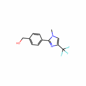 (4-(1-Methyl-4-(trifluoromethyl)-1H-imidazol-2-yl)phenyl)methanol