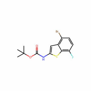 tert-butyl N-(4-bromo-7-fluoro-1-benzothiophen-2-yl)carbamate