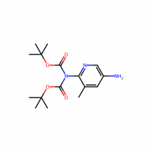 tert-butyl N-(5-amino-3-methyl-2-pyridyl)-N-tert-butoxycarbonyl-carbamate